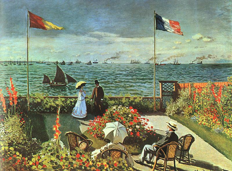 Claude Monet Terrace at St Adresse oil painting image